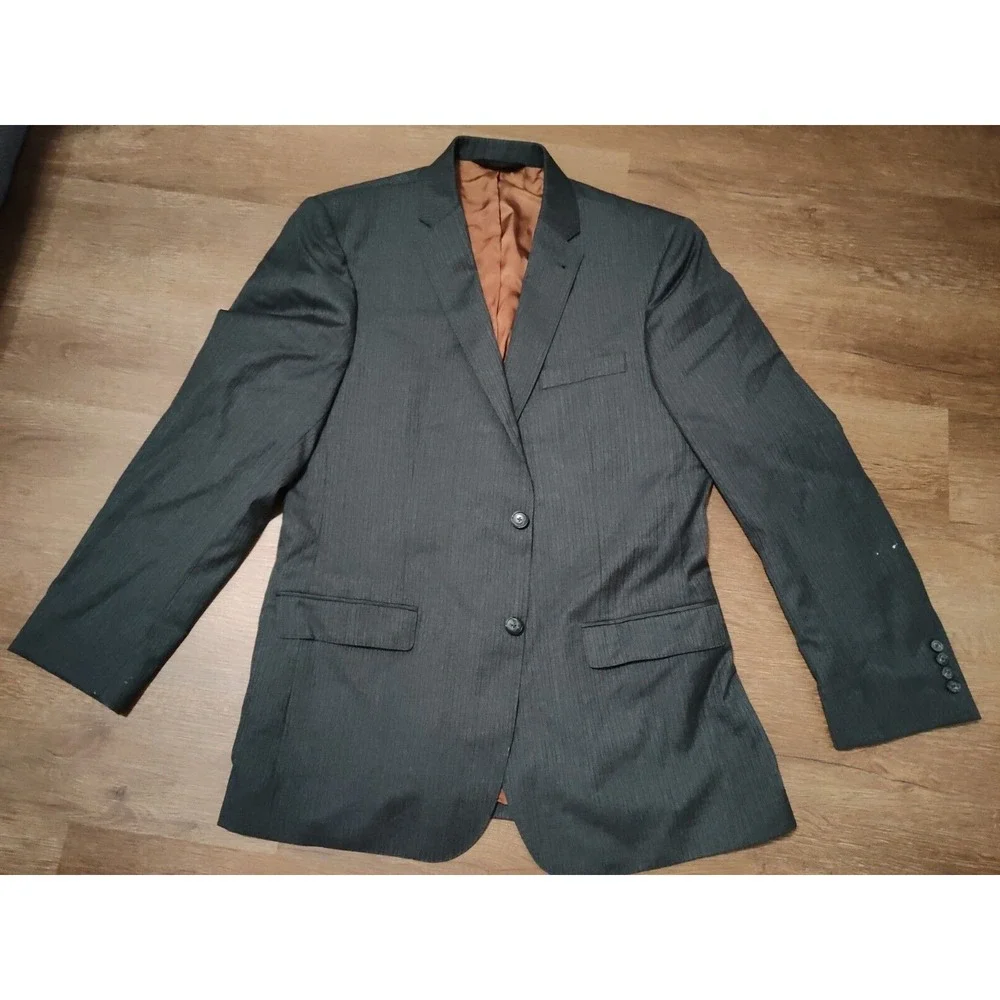 Jos. A Bank Slim Fit Blazer Suit Men's Size 42L Tal‎ 100% Wool